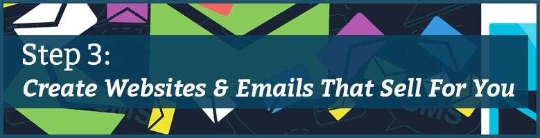 attraction marketing online step 3 create websites and emails that sell for you