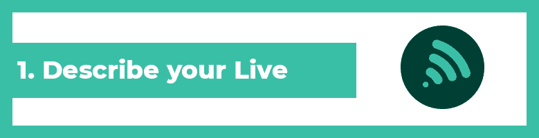 facebook live engagement tip 1 describe your live