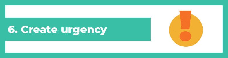 facebook live engagement tip 6 create urgency