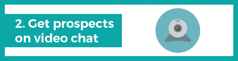 Cari's 3-step social media recruiting process step 3 get prospects on video chat